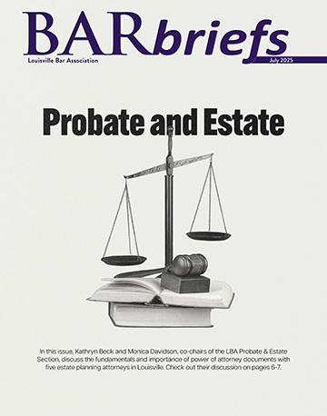 Cover of Bar Briefs August 2024
